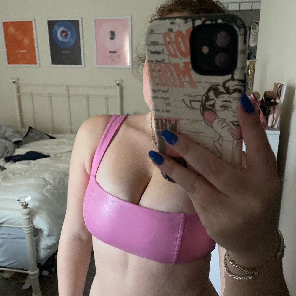 Edikted pink bra top